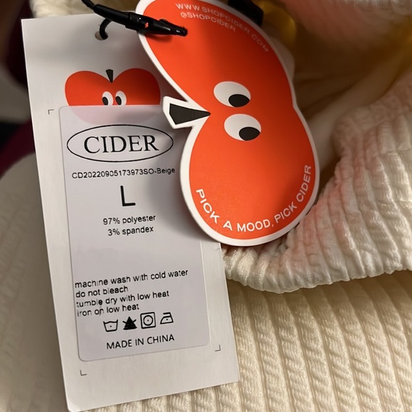 Cream joggers high waist - Picture 8 of 11